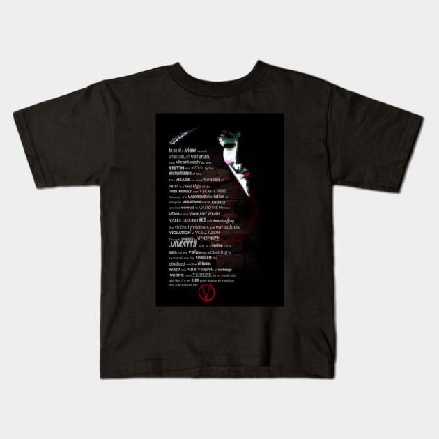 Verbose Kids T-Shirt by SquareDog